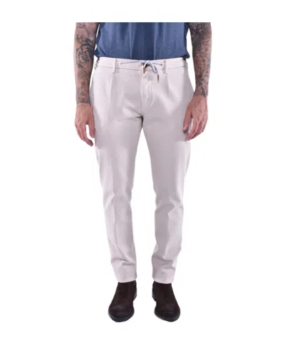 Eleventy Drawstring Casual Pants In Multi