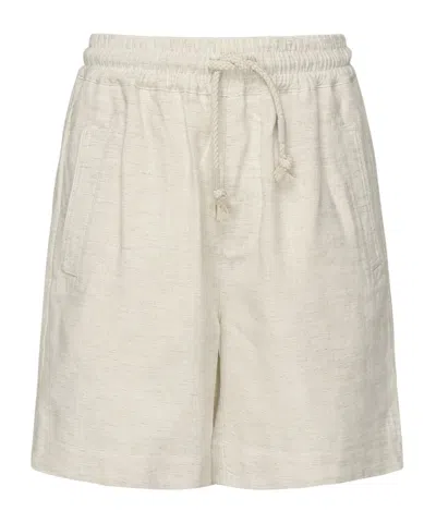 Eleventy Drawstring Casual Shorts In Neutral