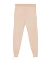 Eleventy Wool-blend Drawstring Cuffed Joggers In Brown