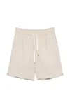 Eleventy Drawstring Deck Shorts In Neutral