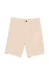 Eleventy Drawstring Deck Shorts In Neutral