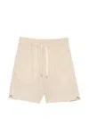 Eleventy Drawstring Deck Shorts In Neutral