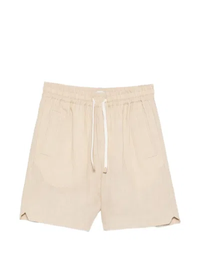 Eleventy Drawstring Deck Shorts In White