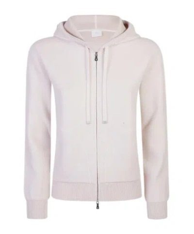 Eleventy Drawstring Hood Sweater In Neutral