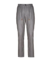 Eleventy Drawstring Pleated Trousers In Gray