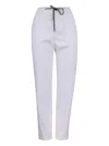 Eleventy Drawstring Pocket Trousers In White