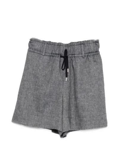 Eleventy Drawstring Shorts In Gray