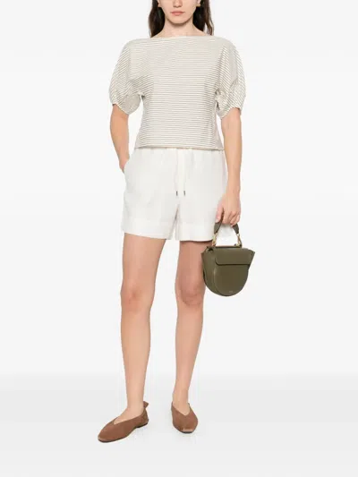 Eleventy Drawstring Shorts In Neutral