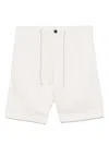 Eleventy Drawstring Bermuda Shorts In Neutrals