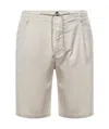 Eleventy Drawstring-waist Shorts In White