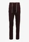 Eleventy Jogging Pants In Burgundy