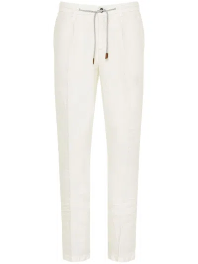 ELEVENTY DRAWSTRING TAPERED TROUSERS
