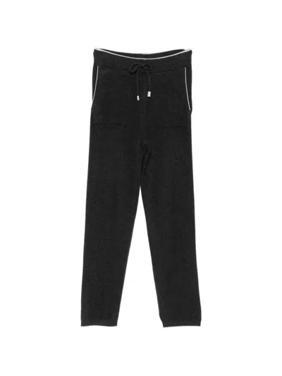 Eleventy Drawstring Track Pants In Black