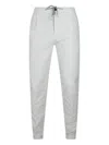 Eleventy Drawstring Trousers In Gray