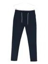 Eleventy Drawstring Trousers In Blue