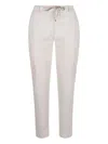 Eleventy Drawstring Trousers In White