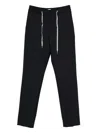 Eleventy Drawstring Trousers In Blue