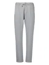 Eleventy Drawstring Trousers In Gray