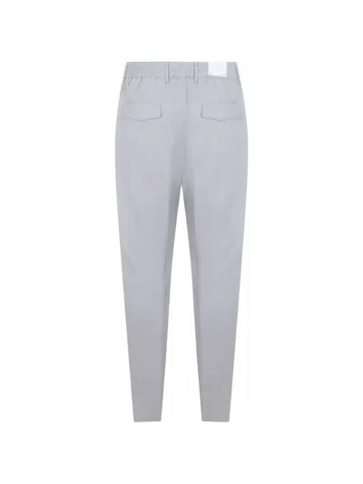 Eleventy Drawstring Trousers In Gray