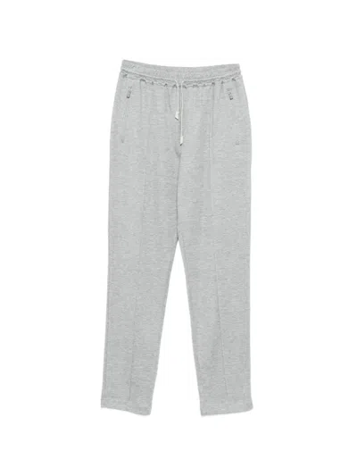 Eleventy Drawstring Trousers In Gray