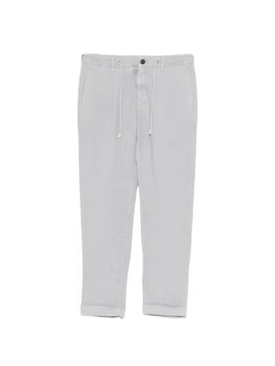 Eleventy Drawstring Trousers In Gray