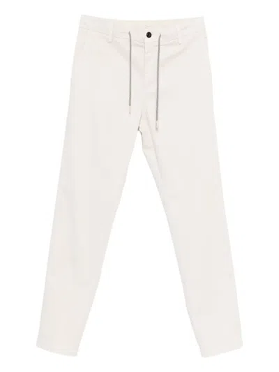 Eleventy Drawstring Trousers In Neutral