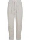Eleventy Drawstring Trousers In Gray
