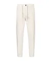Eleventy Drawstring Trousers In White