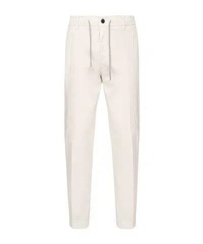 Eleventy Drawstring Trousers In White