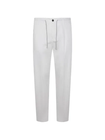 Eleventy Pantalone Jogger Elasticatura In White