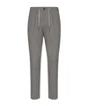 Eleventy Drawstring Waist Casual Pants In Gray