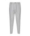 Eleventy Drawstring Waist Casual Pants In Gray