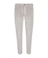 Eleventy Trousers With Back Pockets And Button Detail In Gray