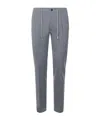 Eleventy Drawstring Waist Casual Pants In Gray