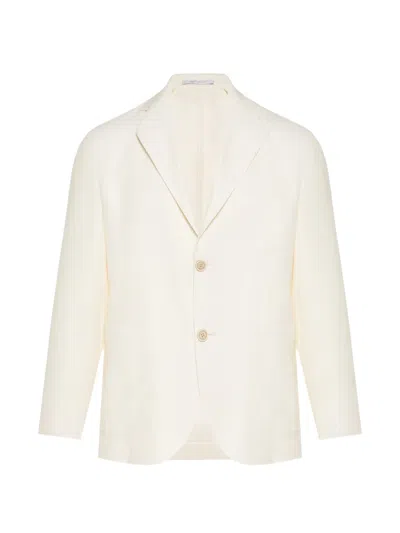 Eleventy Drawstring-waist Suit In Neutral