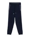 Eleventy Zip-pocket Drawstring Track Pants In Black