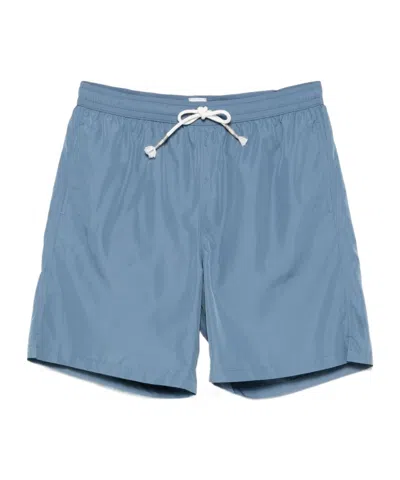 ELEVENTY DRAWSTRING-WAIST SWIM SHORTS