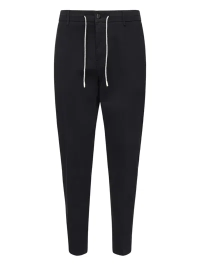 ELEVENTY DRAWSTRING-WAIST TAPERED TROUSERS