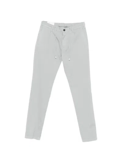 Eleventy Drawstring-waist Trousers In Blue