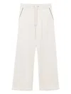 Eleventy Drawstring-waist Trousers In Gray