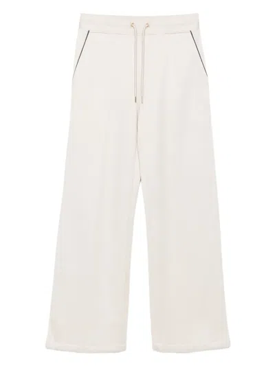 Eleventy Drawstring-waist Trousers In Gray