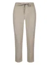 Eleventy Drawstring-waist Trousers In Neutral