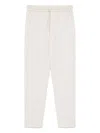 Eleventy Drawstring Zip-pocket Track Pants In Neutral