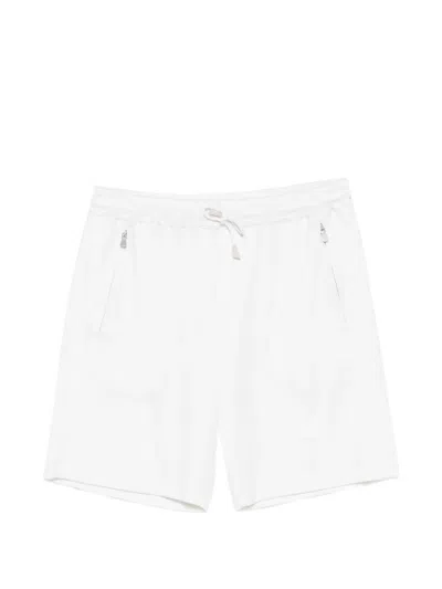 Eleventy Drawstring-waist Shorts In White