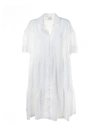 ELEVENTY WHITE LINEN DRESS