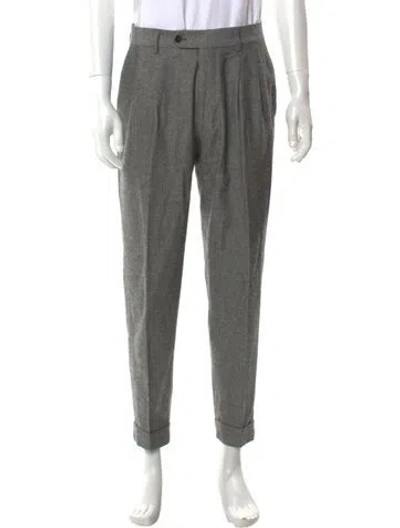 Pre-owned Eleventy Dress Pants In Gray