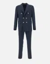 Eleventy Wool Silk Linen Tailored Suit