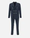 Eleventy Wool Silk Linen Tailored Suit