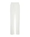 Eleventy 'combat' White Trousers With Double Pence Detail In White