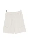 ELASTIC-WAISTBAND POCKET SHORTS